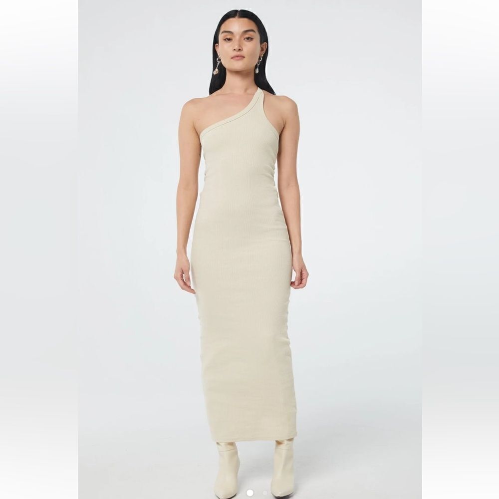 The Line by K Women's Gael maxi Dress  in oat size medium